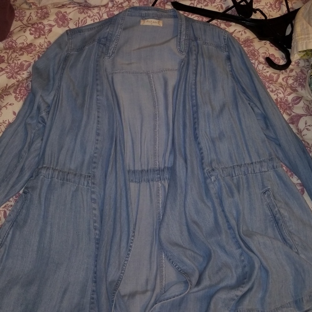 Denim cardigan